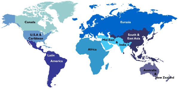 IILA World Regions